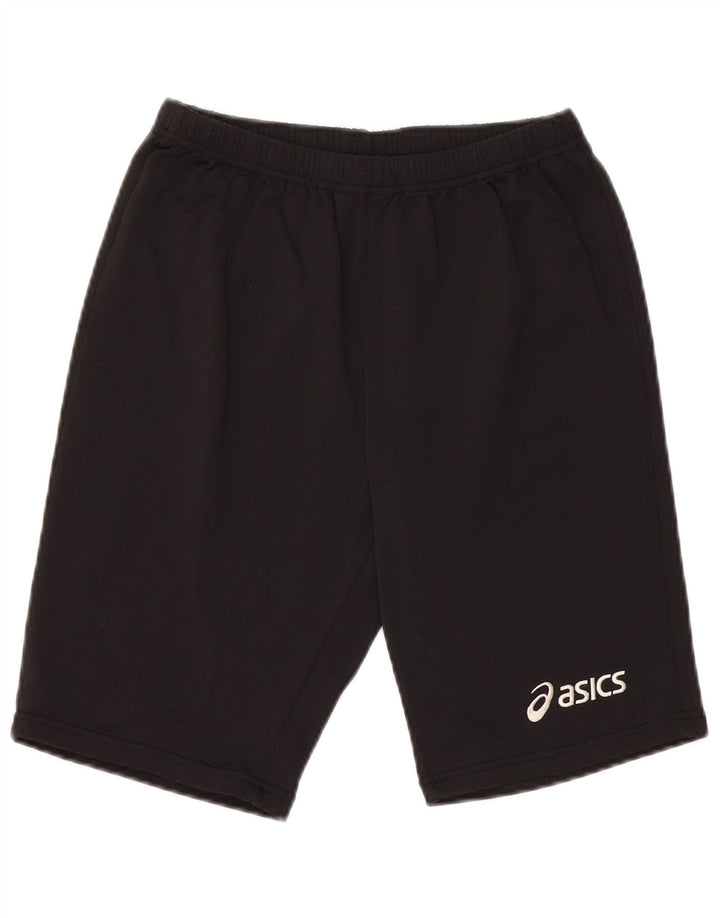 Asics Short de sport graphique pour femme UK 16 Large Noir Polyester