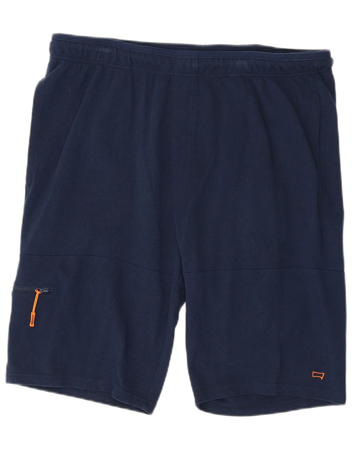 CARRERA Short de Sport Homme XL Bleu Marine Coton