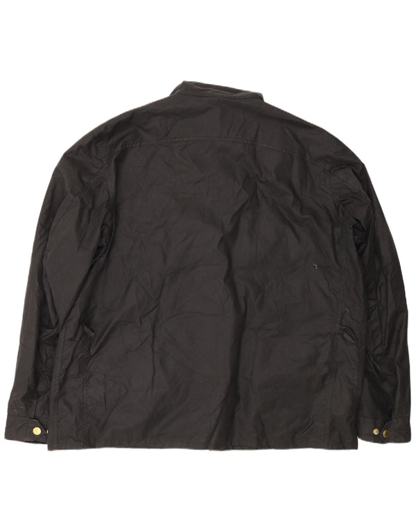 Barbour Veste en coton ciré pour homme UK 44 2XL Coton noir