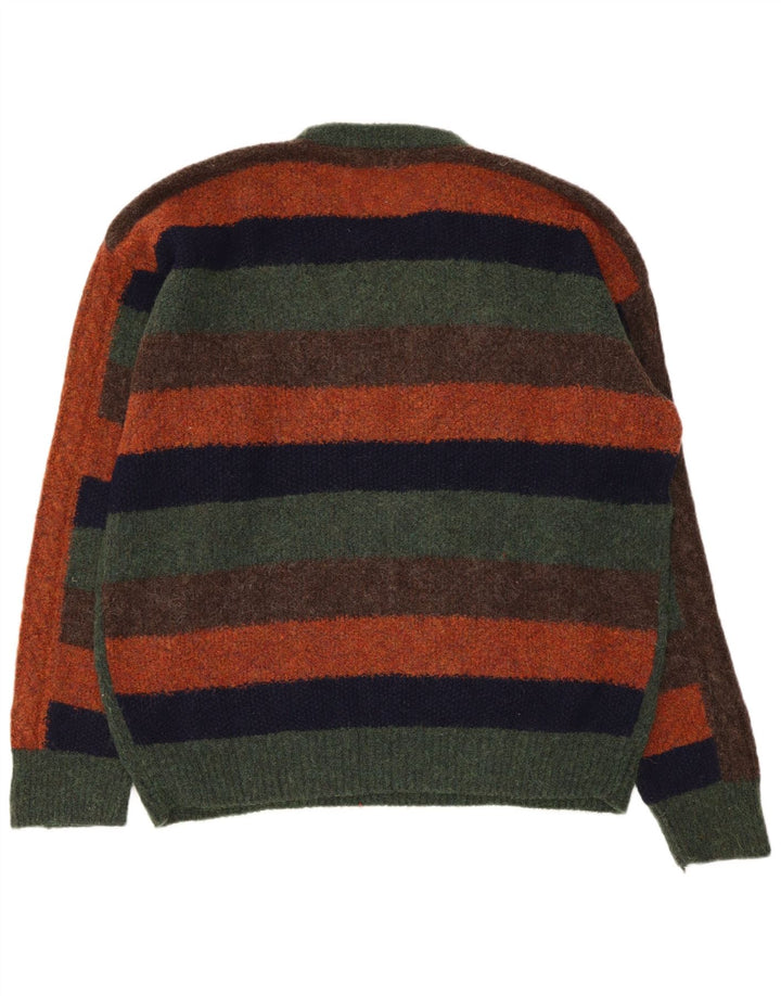 Trussardi Pull Col Rond XL Rayé Multicolore Homme