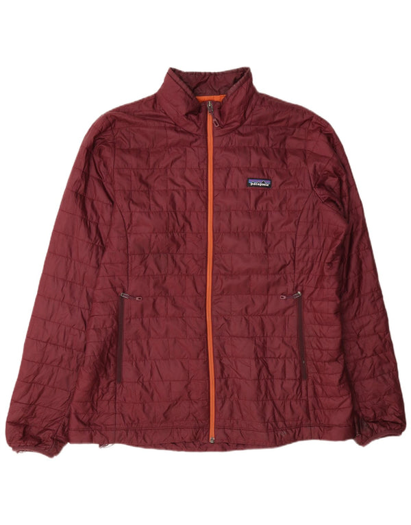 Patagonia Veste rembourrée pour femme UK 18 XL Bordeaux Polyester