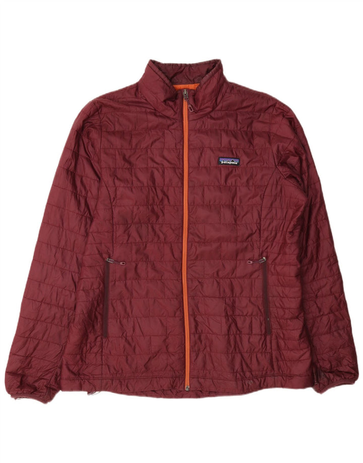 Patagonia Veste rembourrée pour femme UK 18 XL Bordeaux Polyester