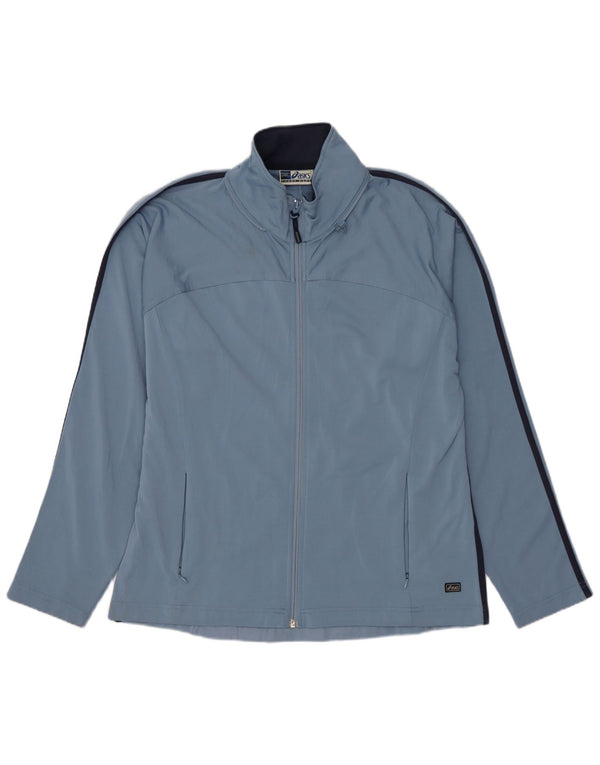 ASICS Veste de survêtement pour homme Taille L Bleu