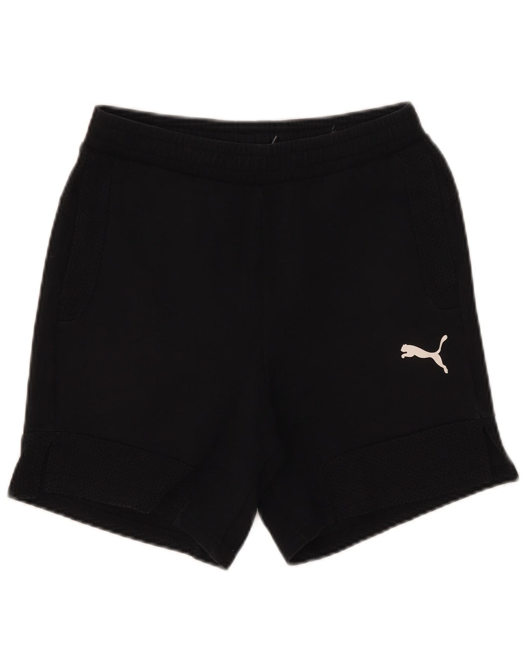 Puma Short de Sport Garçon 13-14 Ans Noir Coton