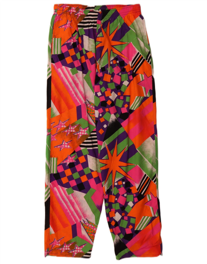 Champion Pantalon De Survêtement Femme UK 14 Large Multicolore Géométrique