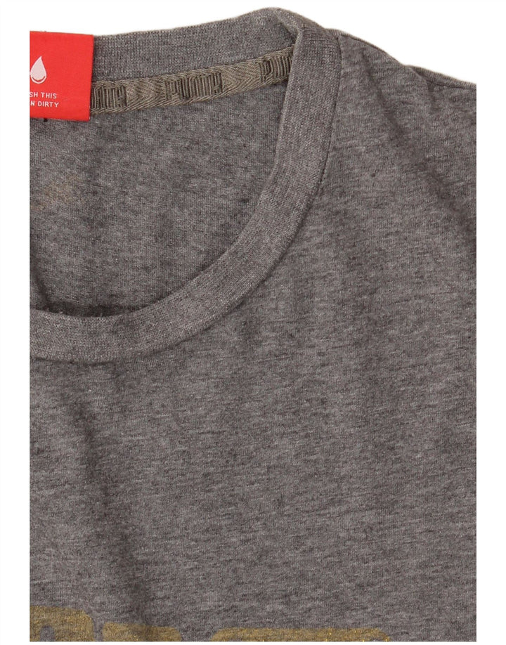 Puma T-Shirt Graphique Homme XL Gris