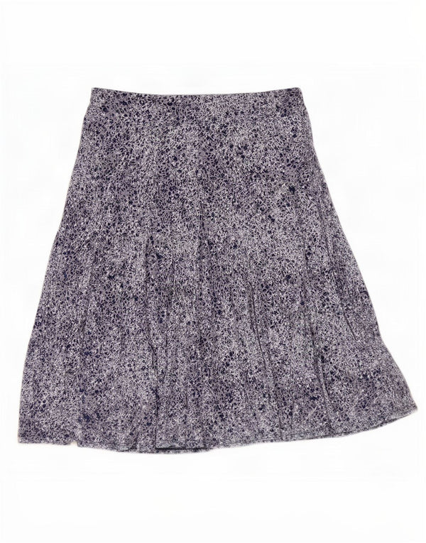 Marks & Spencer Jupe trapèze Per Una pour femme UK 14 Large W32 Bleu marine