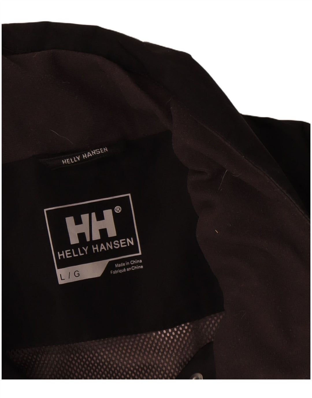 Helly Hansen Veste de pluie graphique pour femme UK 16 Large Noir Polyester