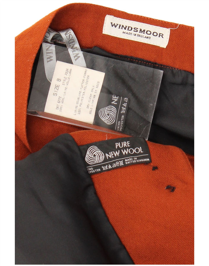 Windsmoor Ensemble jupe 2 pièces surdimensionné pour femme UK 8 Small W26 Marron laine vierge