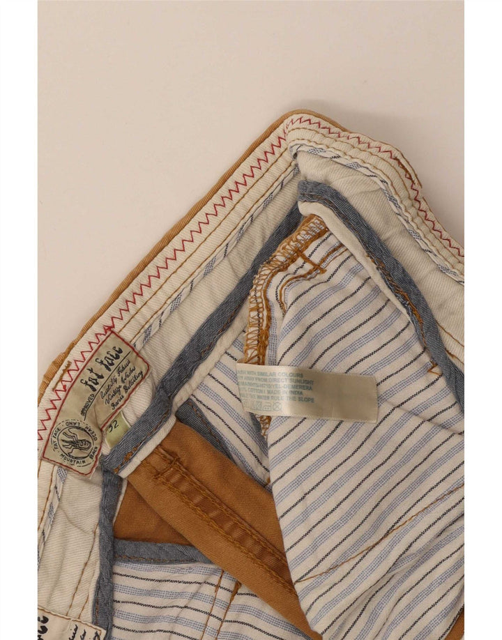 Fat Face Short Chino Homme Moyen W32 Coton Beige