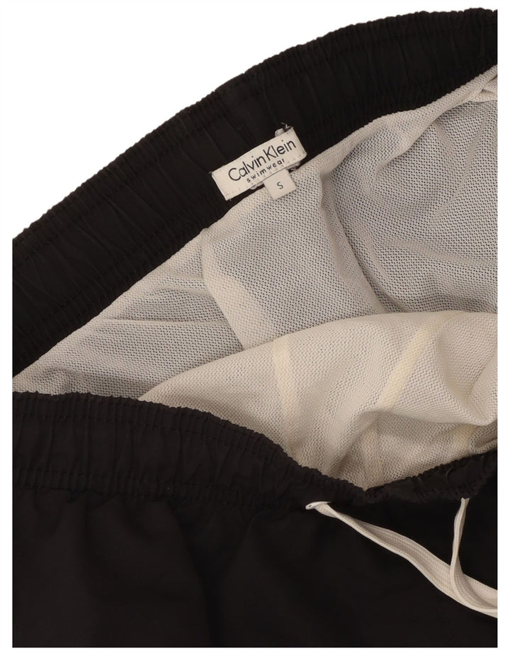 Calvin Klein Short de bain graphique pour hommes, petit, noir