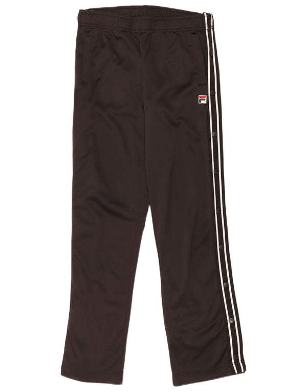 Fila Pantalon de survêtement pour femme UK 12 Medium Noir Polyester