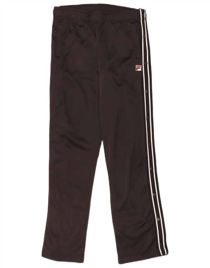 Fila Pantalon de survêtement pour femme UK 12 Medium Noir Polyester