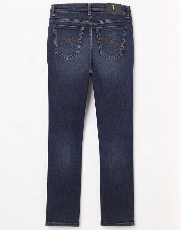 Trussardi Femme Jean Slim W28 L28 Bleu