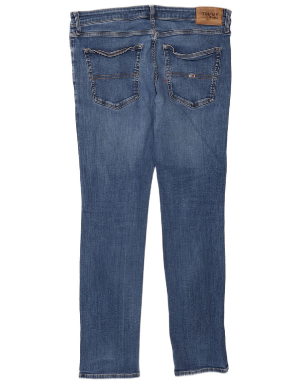 Tommy Hilfiger Jean Slim Scanton Homme W36 L32 Bleu Coton