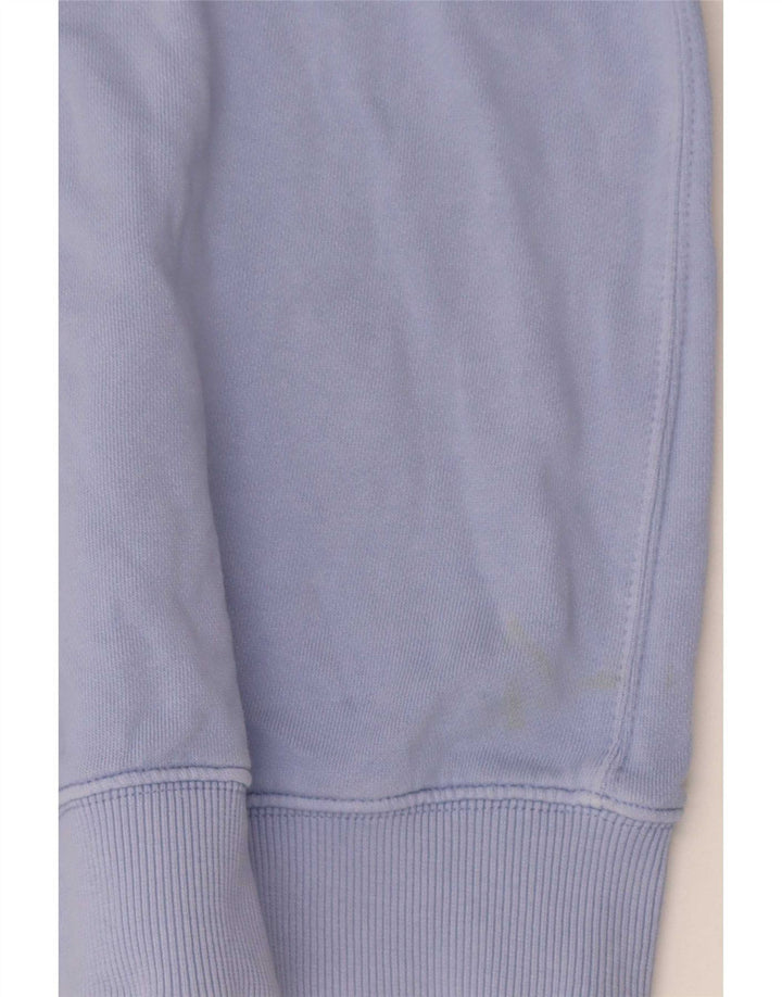 Fat Face Sweat-shirt pour femme en coton bleu moyen UK 12