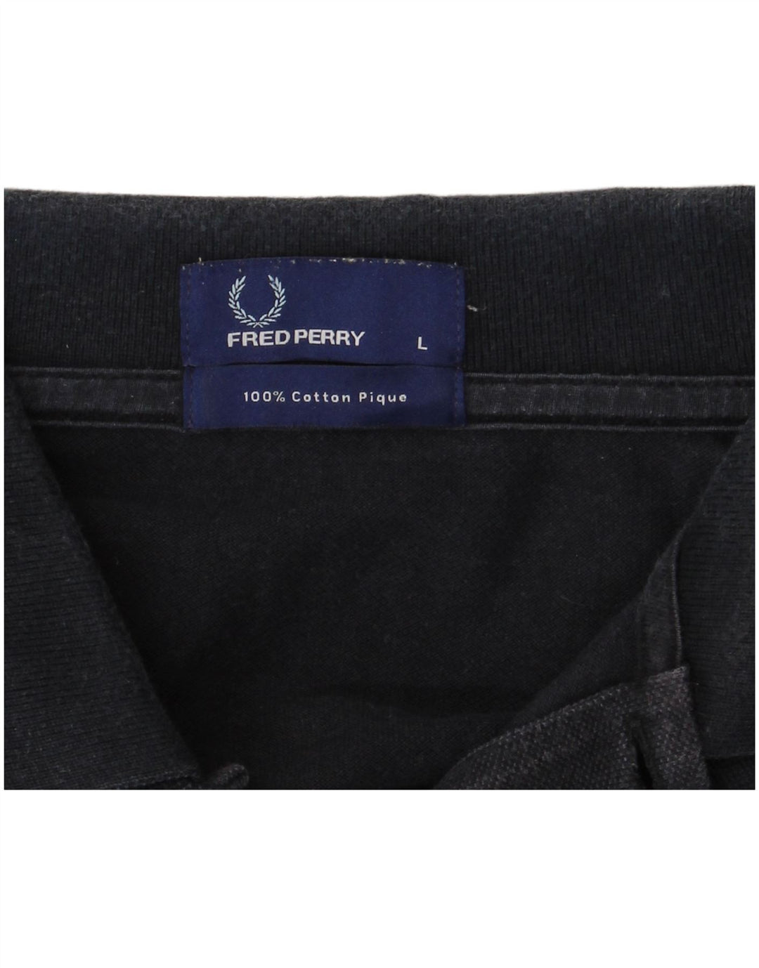 FRED PERRY Polo Homme Large Bleu Marine Coton