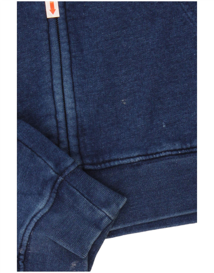 CHAMPION Pull à capuche zippé graphique pour hommes, petit, bleu marine