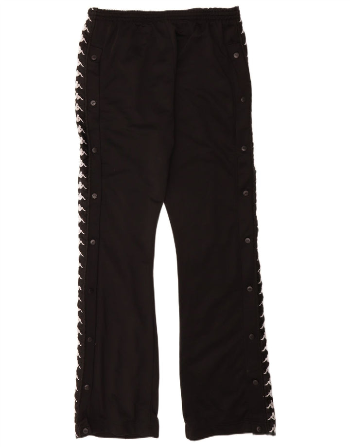 Kappa Pantalon de Survêtement Graphique Homme Large Noir