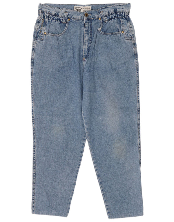 Kenny S Womens High Rise Tapered Jeans IT 42 Medium W30 L26 Blue Cotton