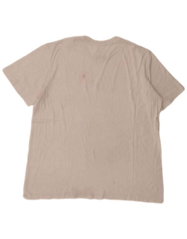 Nike T-shirt graphique coupe standard pour homme 2XL Blanc cassé
