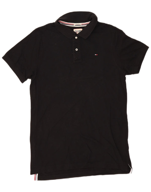TOMMY HILFIGER Polo Homme XL Noir Coton