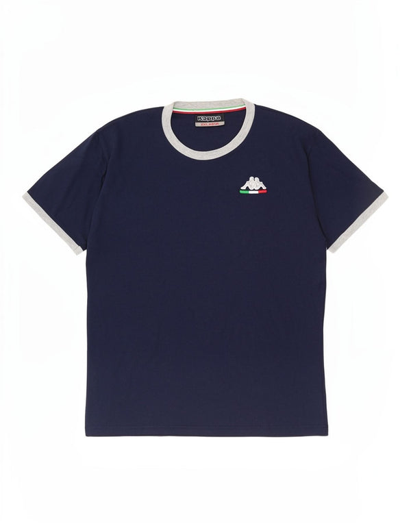 Kappa T-Shirt Homme Top 2XL Bleu Marine