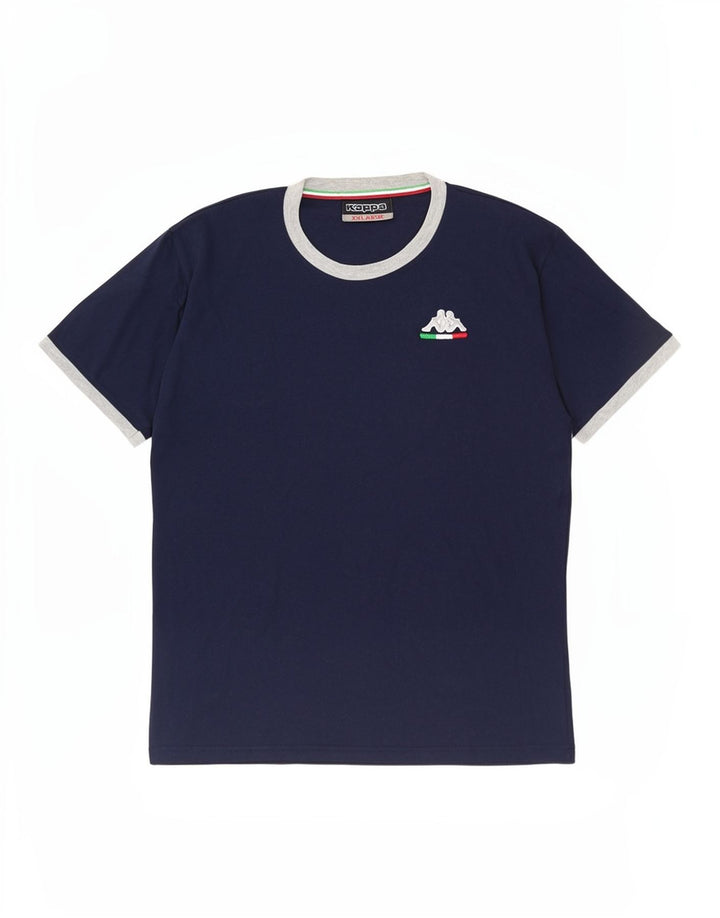 Kappa T-Shirt Homme Top 2XL Bleu Marine