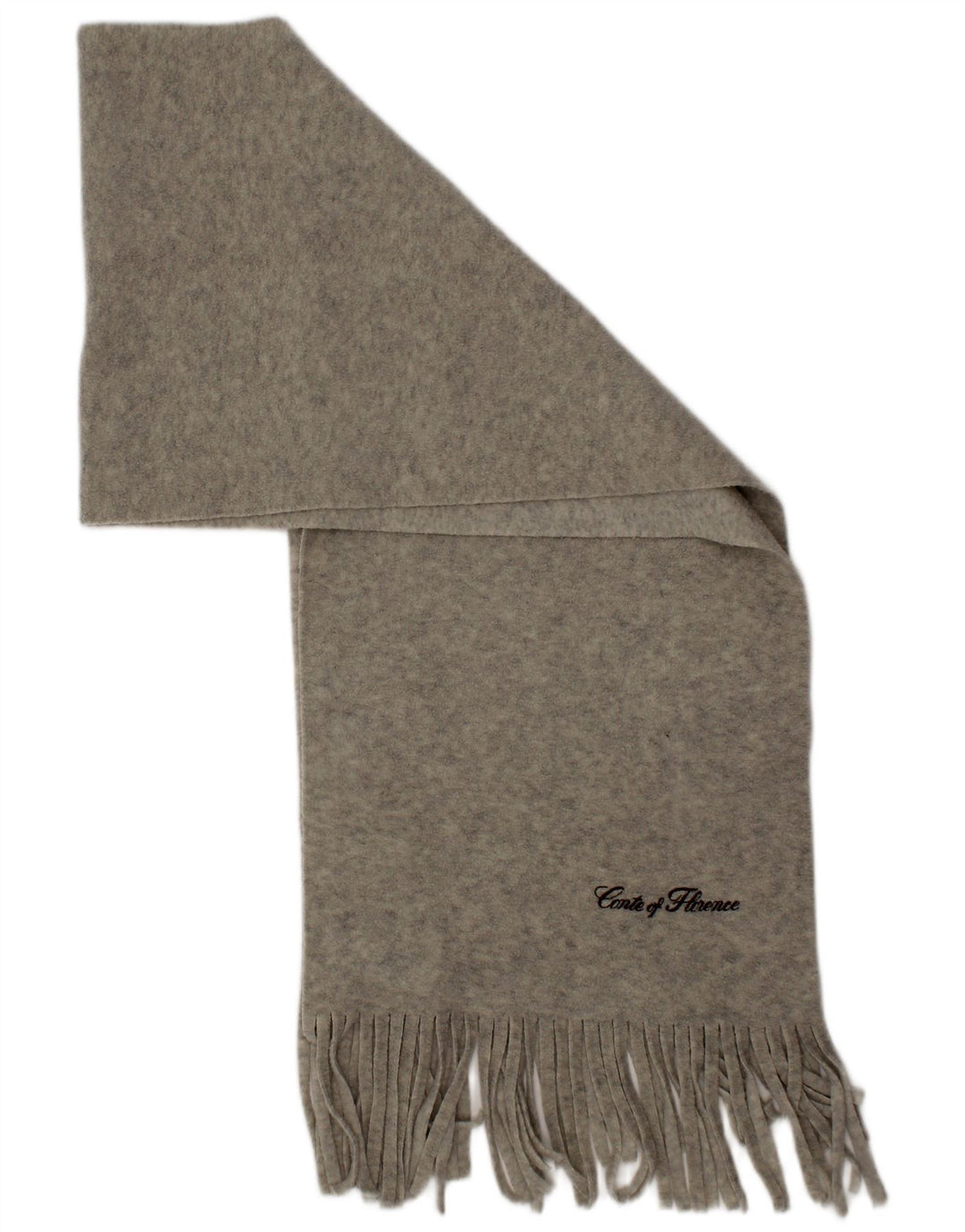 Conte of Florence Écharpe rectangulaire en polaire pour homme Taille unique Gris Polyester