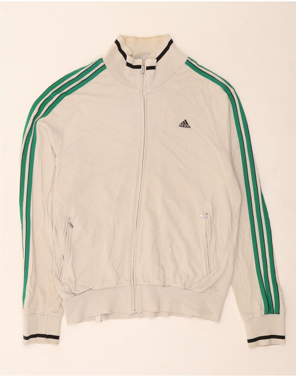 Adidas Veste de survêtement pour homme UK 42/44 Grand coton blanc