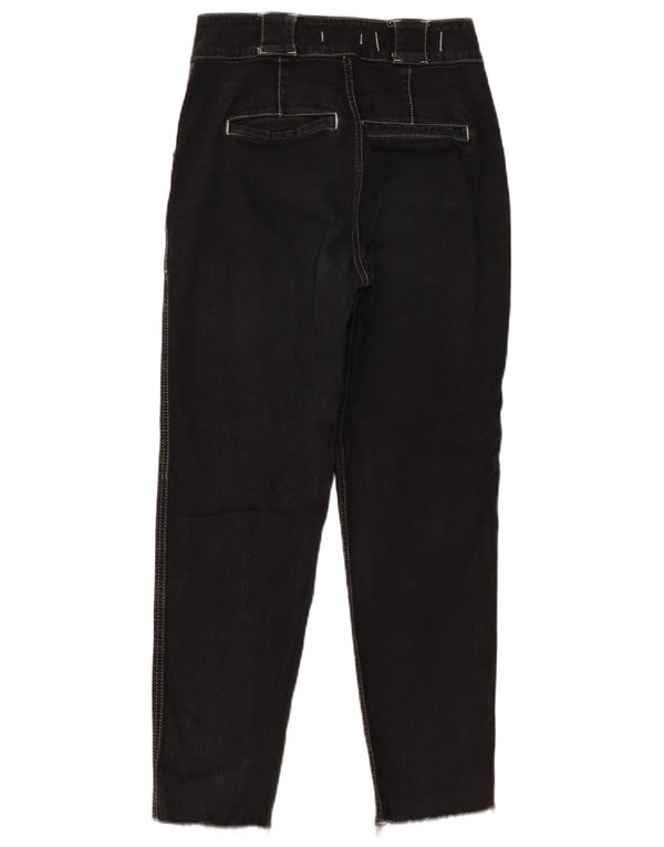 Hollister Jean droit Mom pour femme US 5 Medium W27 L27 Noir