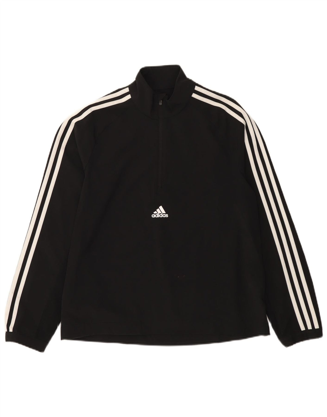 ADIDAS Haut de survêtement surdimensionné pour femme UK 8/10 Petit Noir