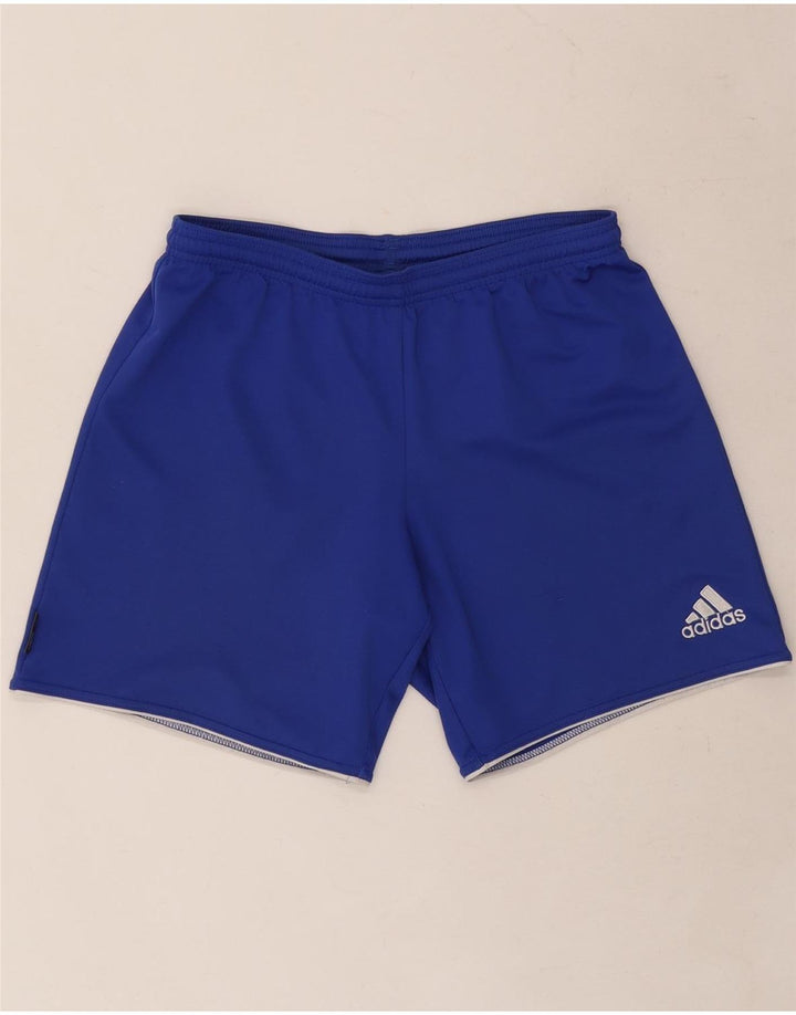 ADIDAS Short de sport pour hommes petit bleu polyester