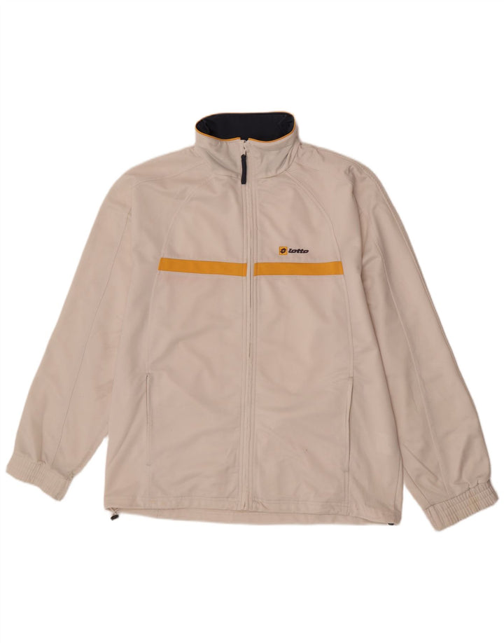 Lotto Veste de survêtement pour homme XL Blanc cassé Colorblock Polyester