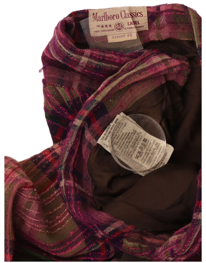 Marlboro Classics Jupe trapèze pour femme EU 46 XL W32 Carreaux multicolores