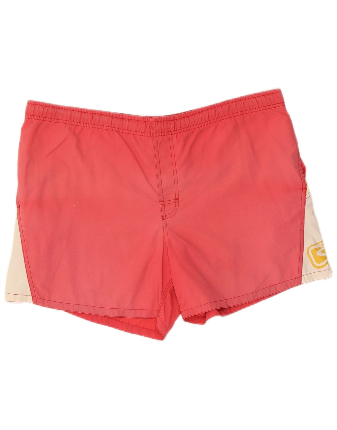 Rip Curl Short de bain graphique pour hommes XL Colorblock rouge
