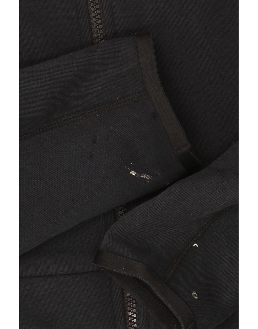 Nike Pull à capuche zippé pour homme Petit coton noir