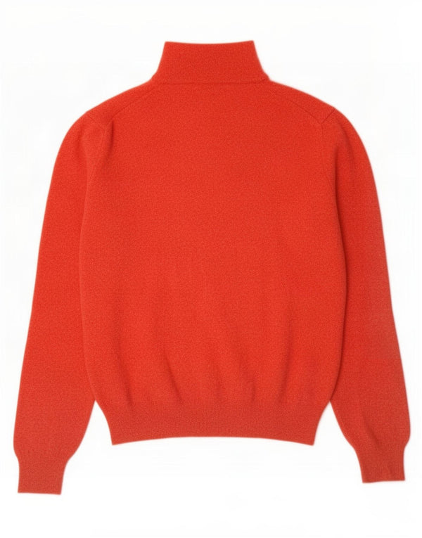 Marina Yachting Pull Col Zippé Homme Rouge Moyen Laine Vierge