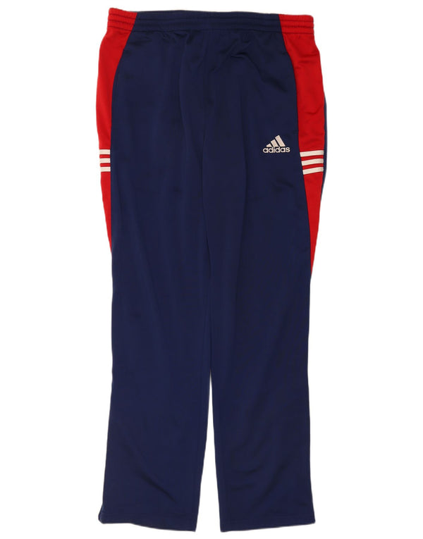 Adidas Pantalon de survêtement pour homme UK 42/44 Large Bleu marine Colourblock
