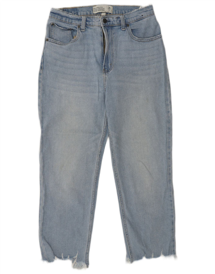 ABERCROMBIE & FITCH Jean droit pour femme US 6 Medium W28 L24 Bleu