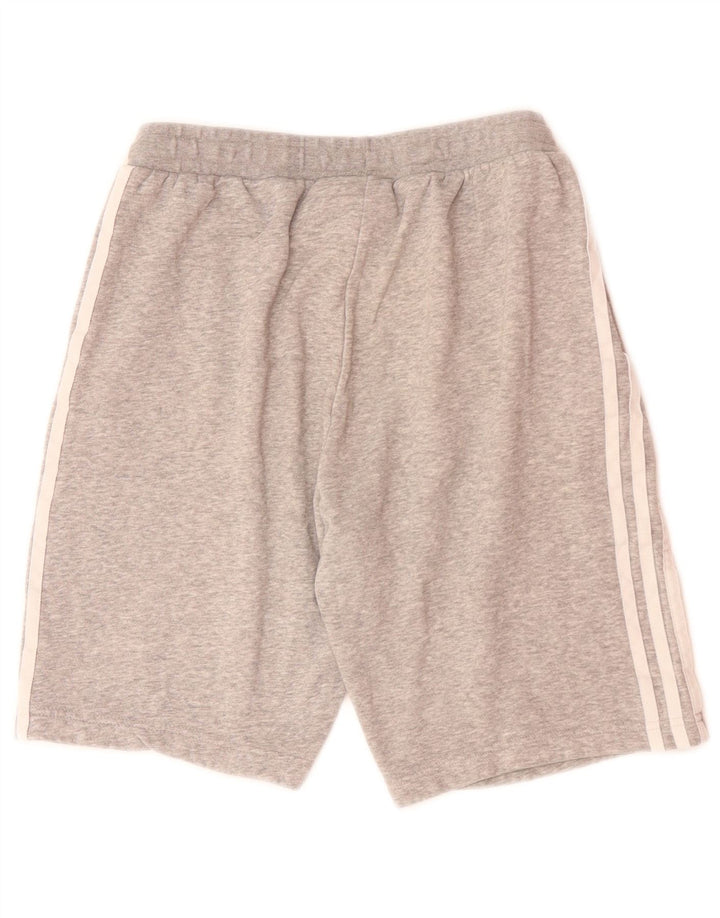 Adidas Short de Sport Garçon 15-16 ans Gris Coton