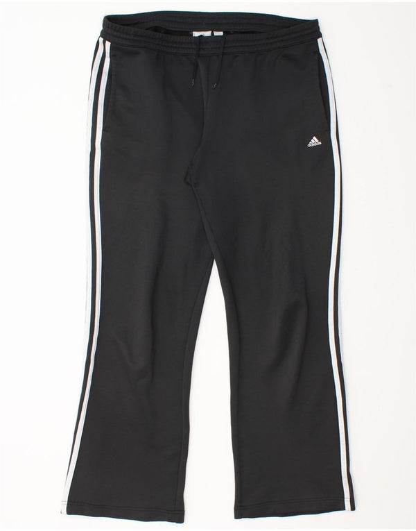 Adidas Pantalon de survêtement pour femme UK 16 Large Noir Polyester