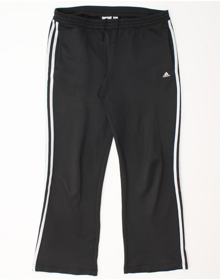 Adidas Pantalon de survêtement pour femme UK 16 Large Noir Polyester