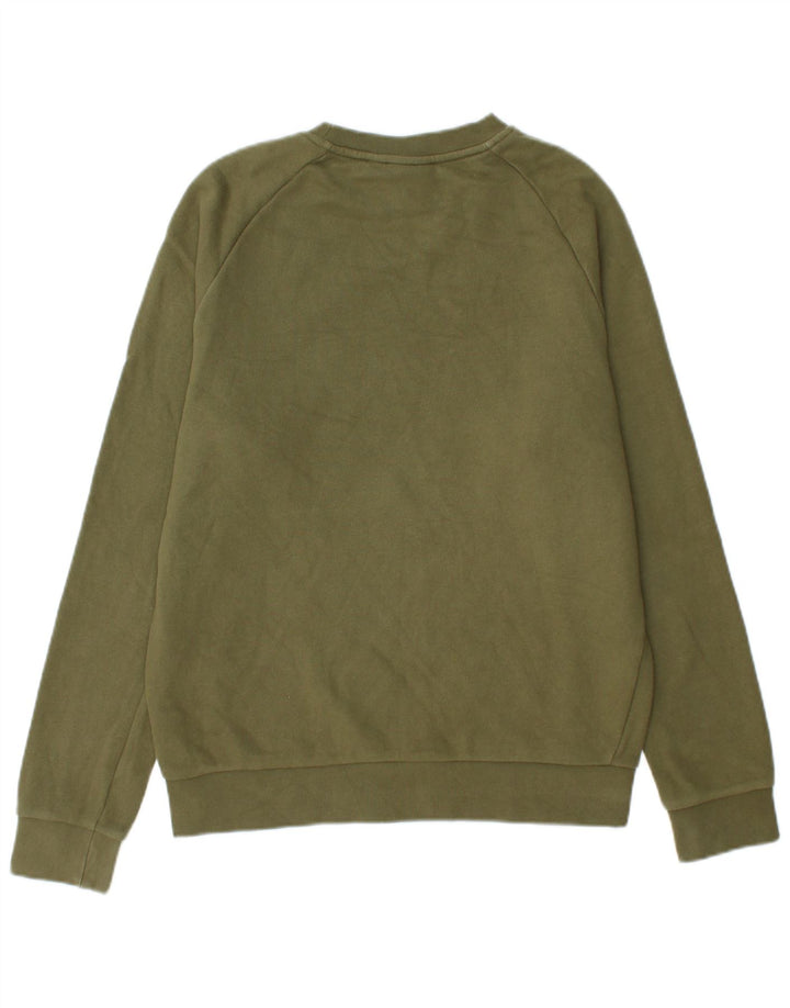 Adidas Sweat-shirt graphique pour homme Petit coton kaki