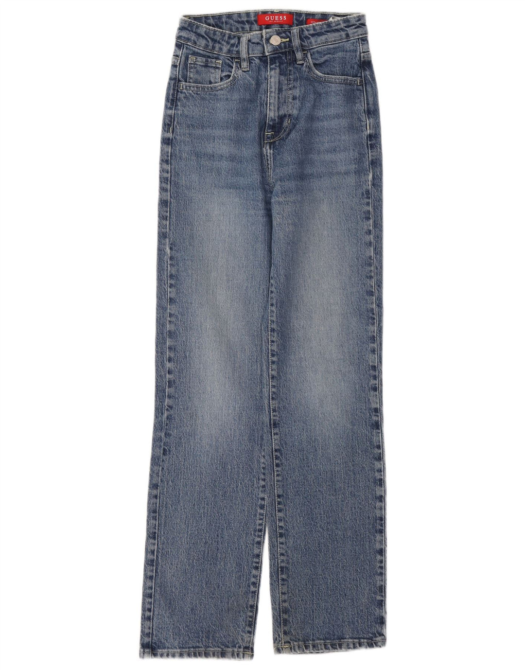 Guess Jean Droit Femme W24 L29 Bleu Coton