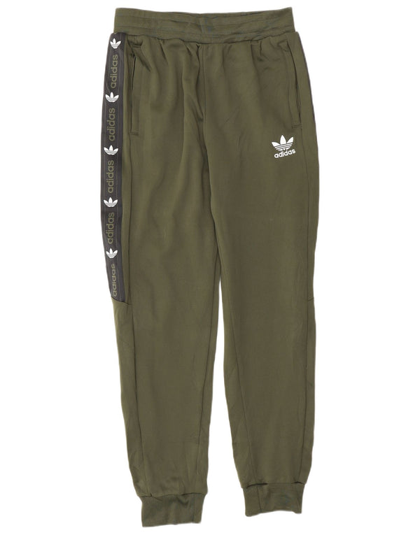 Adidas Pantalon de Survêtement Garçon Joggers 13-14 ans Kaki Colourblock
