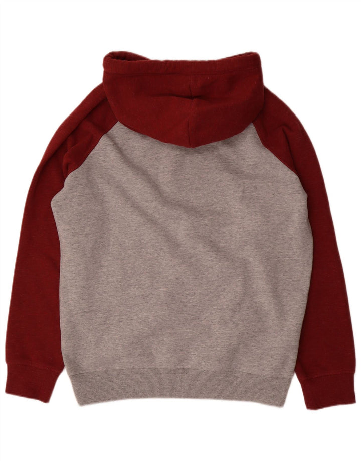 Superdry Pull à capuche pour homme en coton color block grand gris