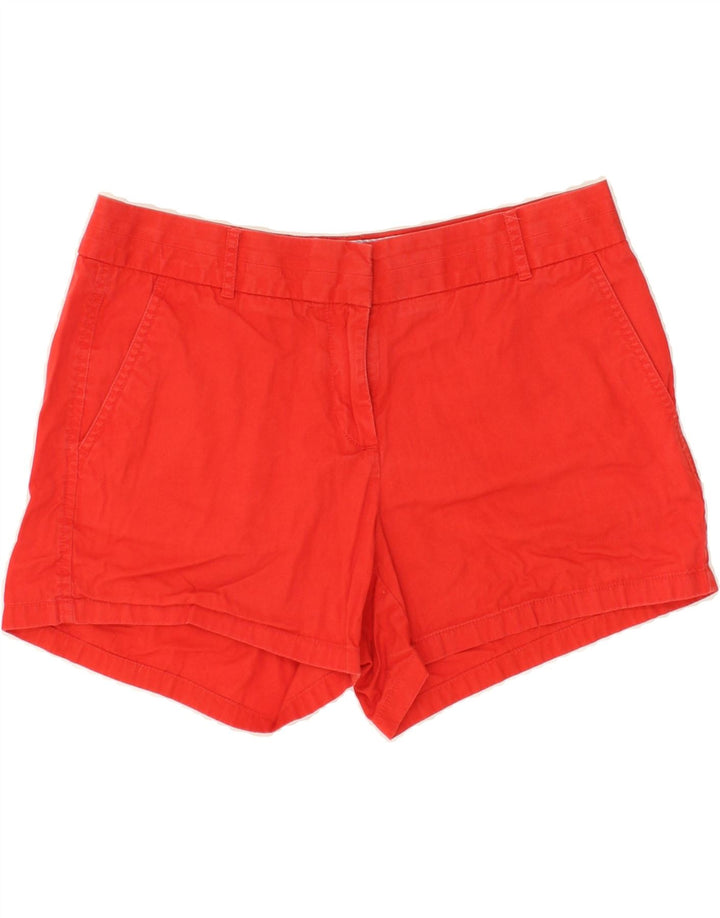 J. CREW Womens Chino Shorts US 8 Medium W32  Red Cotton Vintage J. Crew and Second-Hand J. Crew from Messina Hembry 