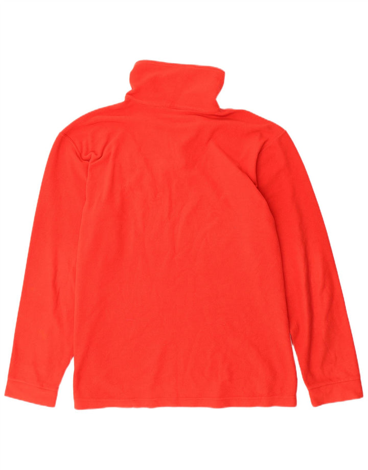 CHAMPION Pull Polaire Col Zippé Homme XL Rouge Polyester