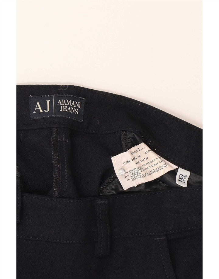 Pantalon Chino Droit Femme Armani W31 L31 Bleu Marine Polyester